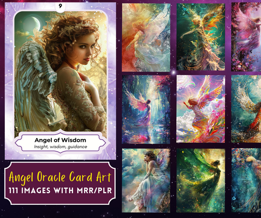 111 Angel Oracle Card Art