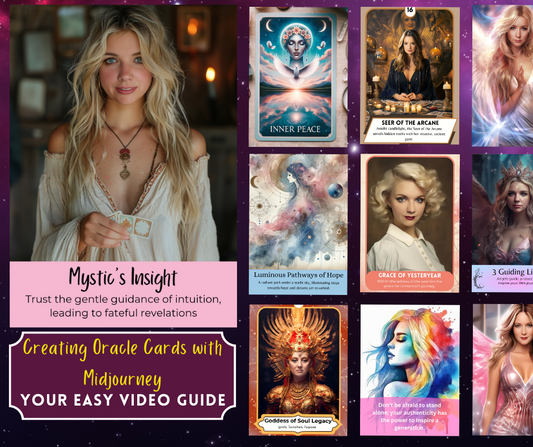 Creating Oracle Cards with Midjourney: Your Easy Video Guide